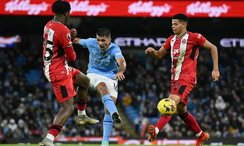 Kết quả Man City vs Sheffield United 